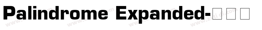 Palindrome Expanded字体转换